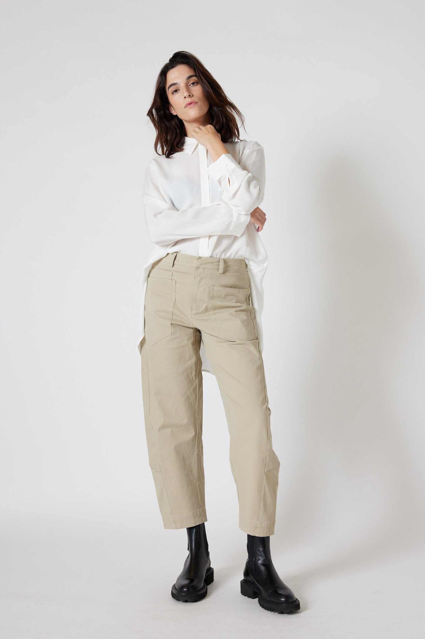 The Slouchy Soft Twill Pants