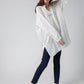 Oversized Voile Cover Up Tunic