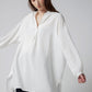 Oversized Voile Cover Up Tunic