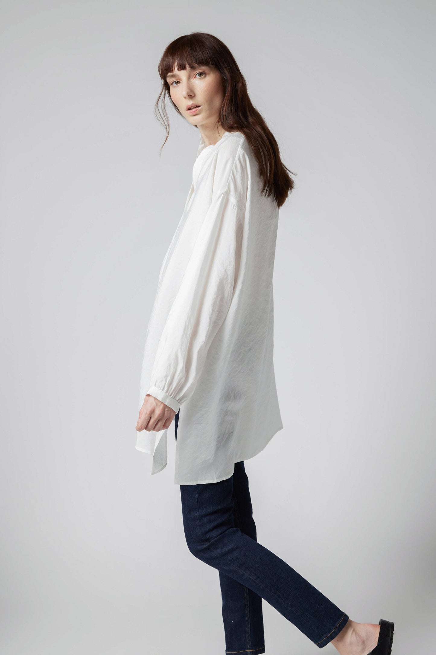 Oversized Voile Cover Up Tunic