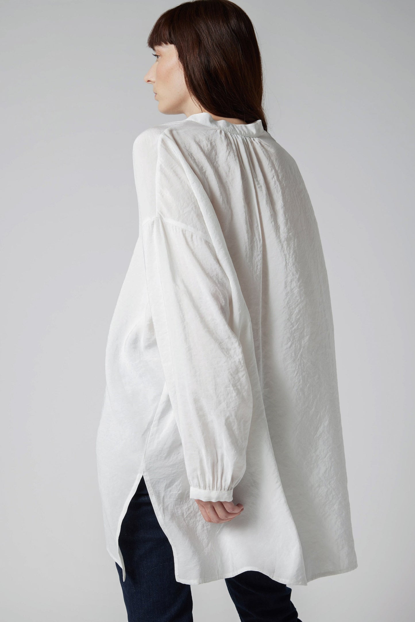 Oversized Voile Cover Up Tunic