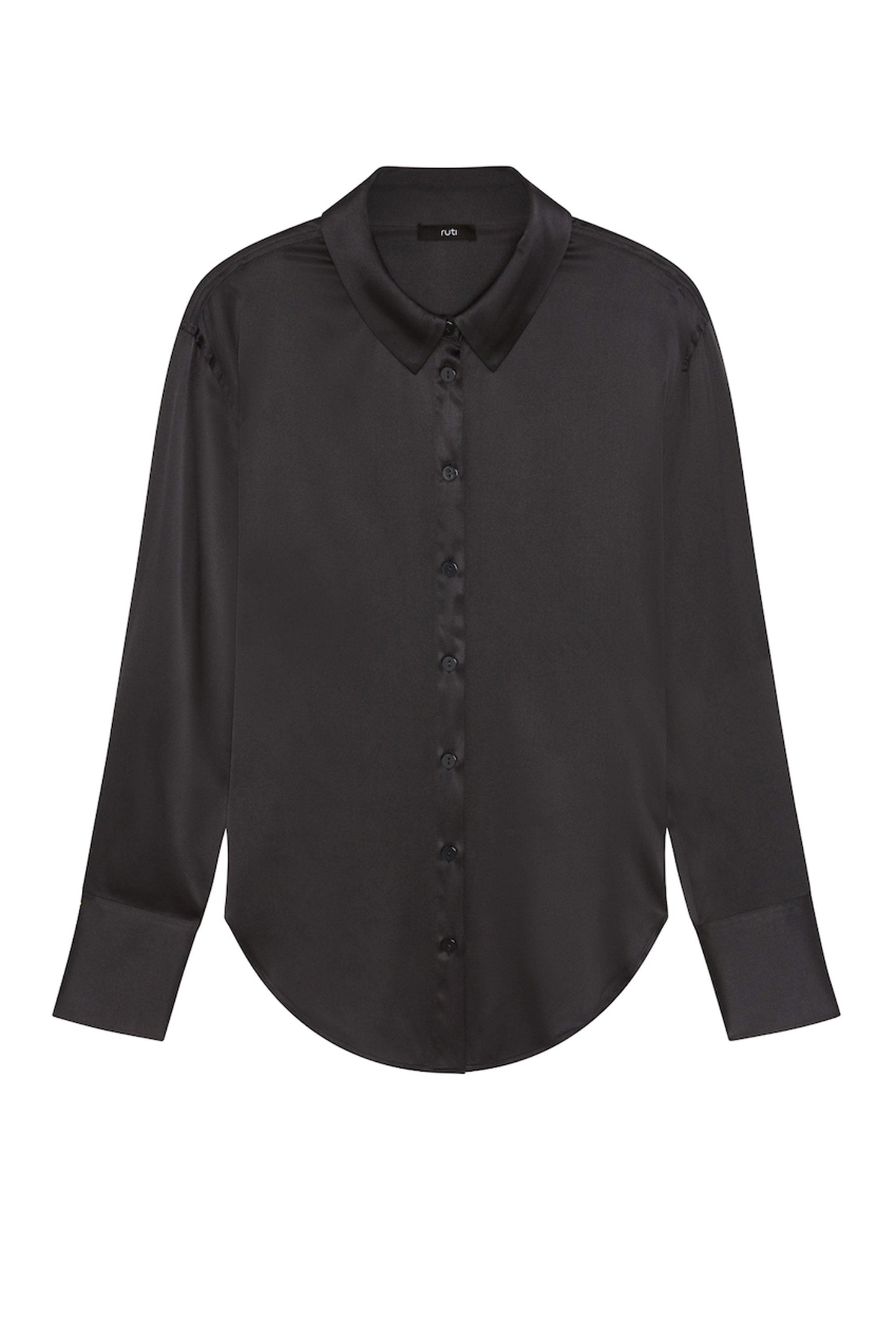 Shift Your Gaze Silk Button Down Blouse