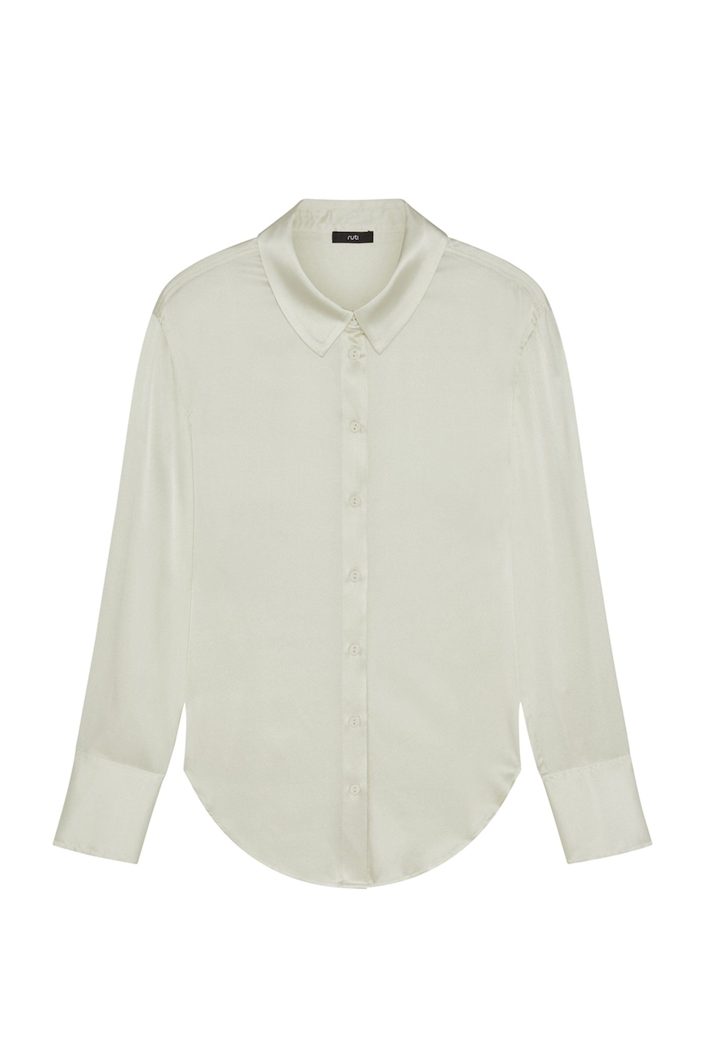 Shift Your Gaze Silk Button Down Blouse