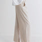 Linen A-Line Pants