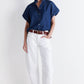 Always Chic Denim Blouse