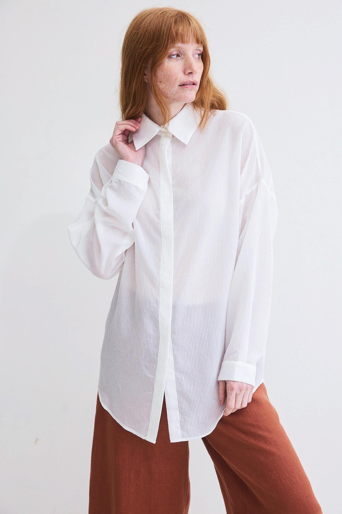 Business Casual Oversized Shirt