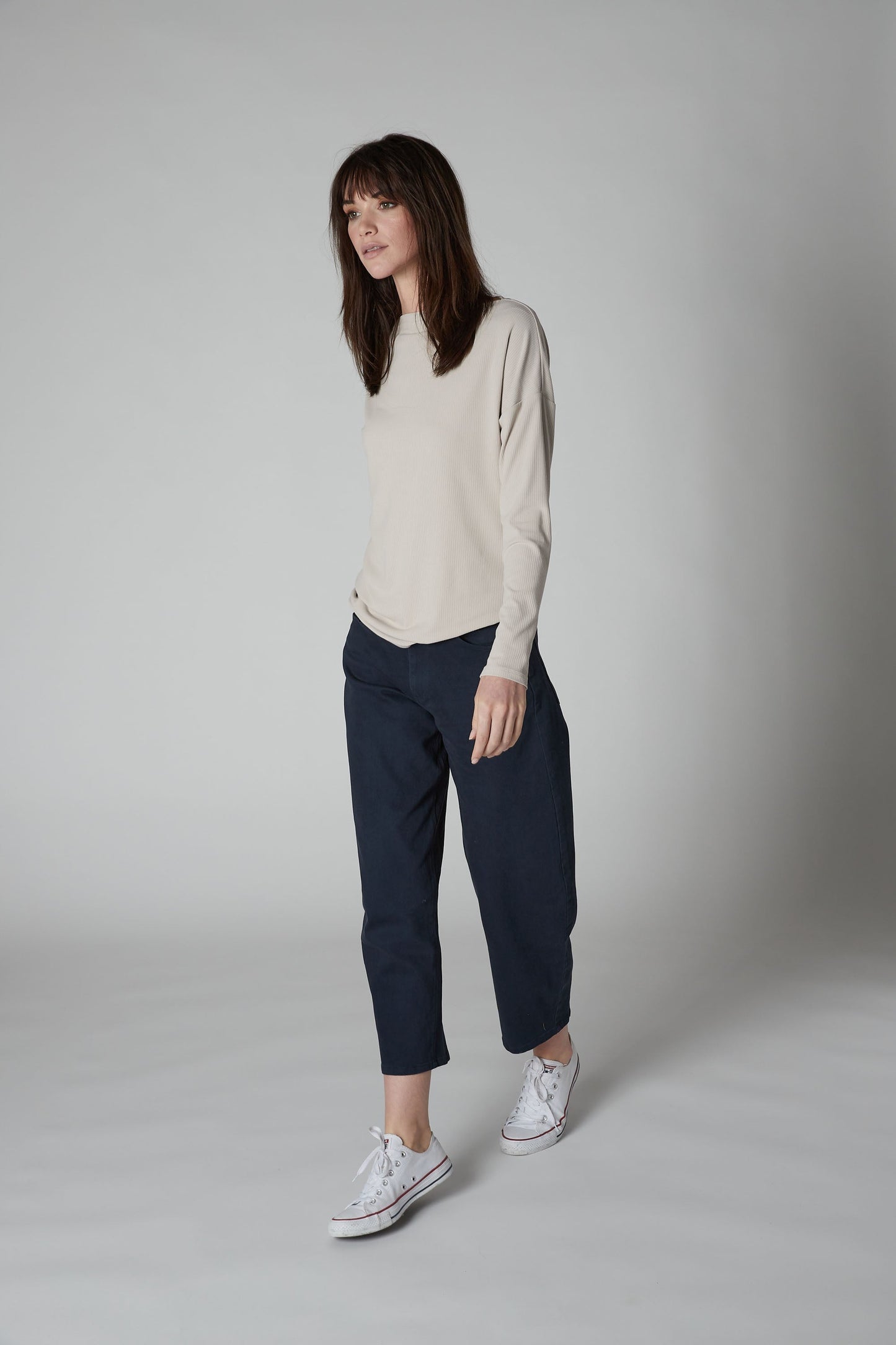 The Barrel Leg Denim Pants