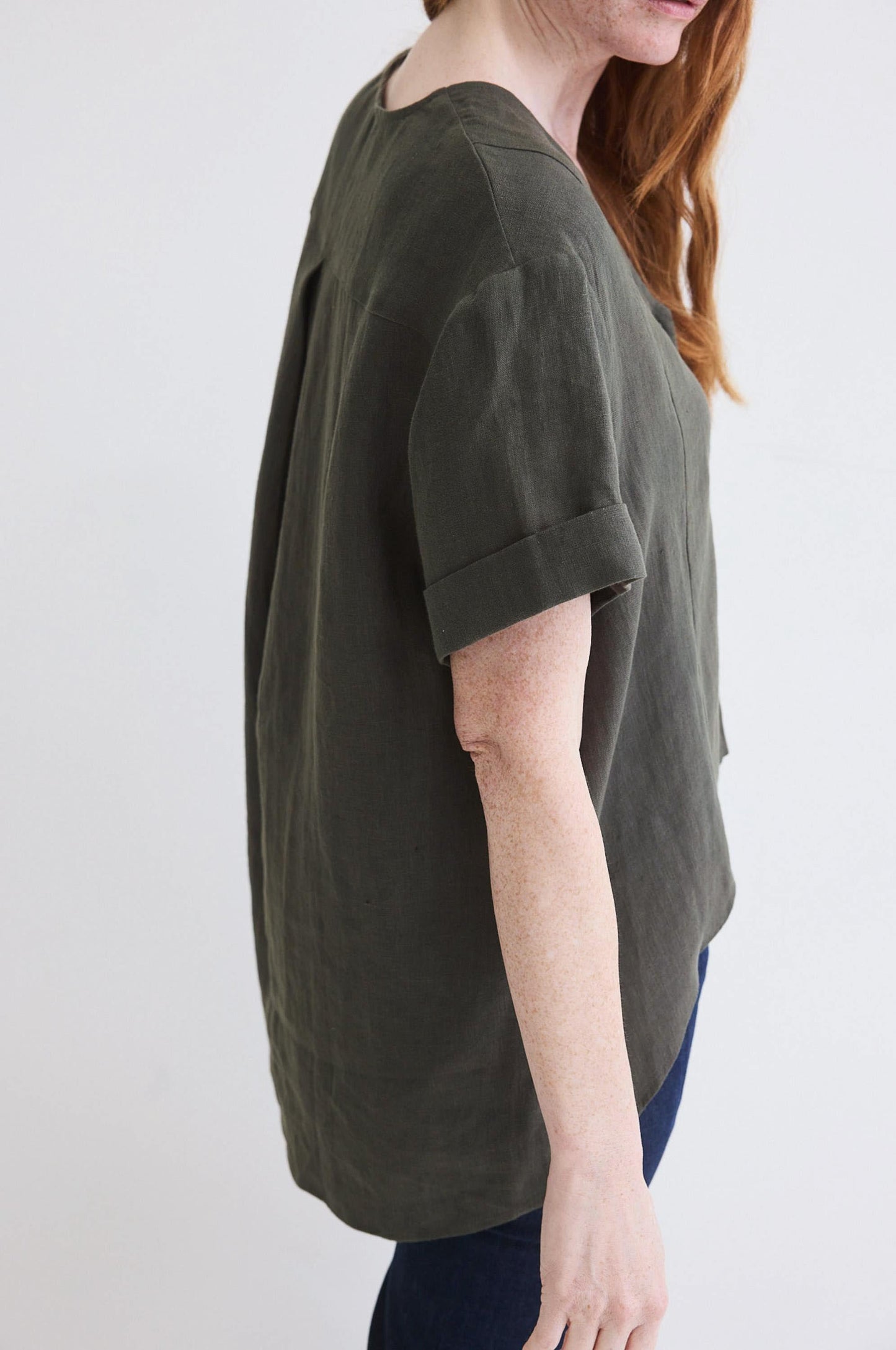 Drifter Oversized Linen Top
