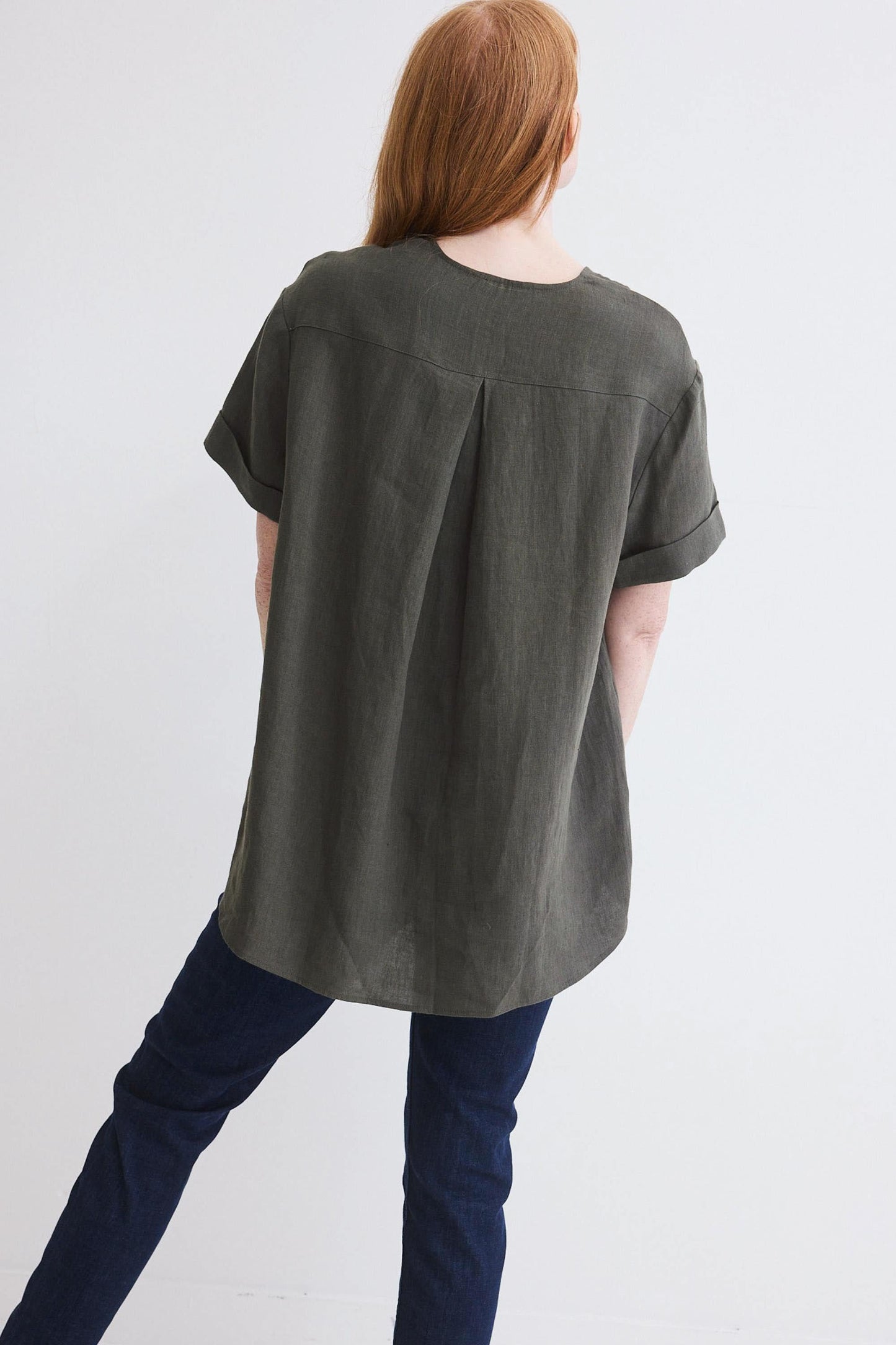 Drifter Oversized Linen Top