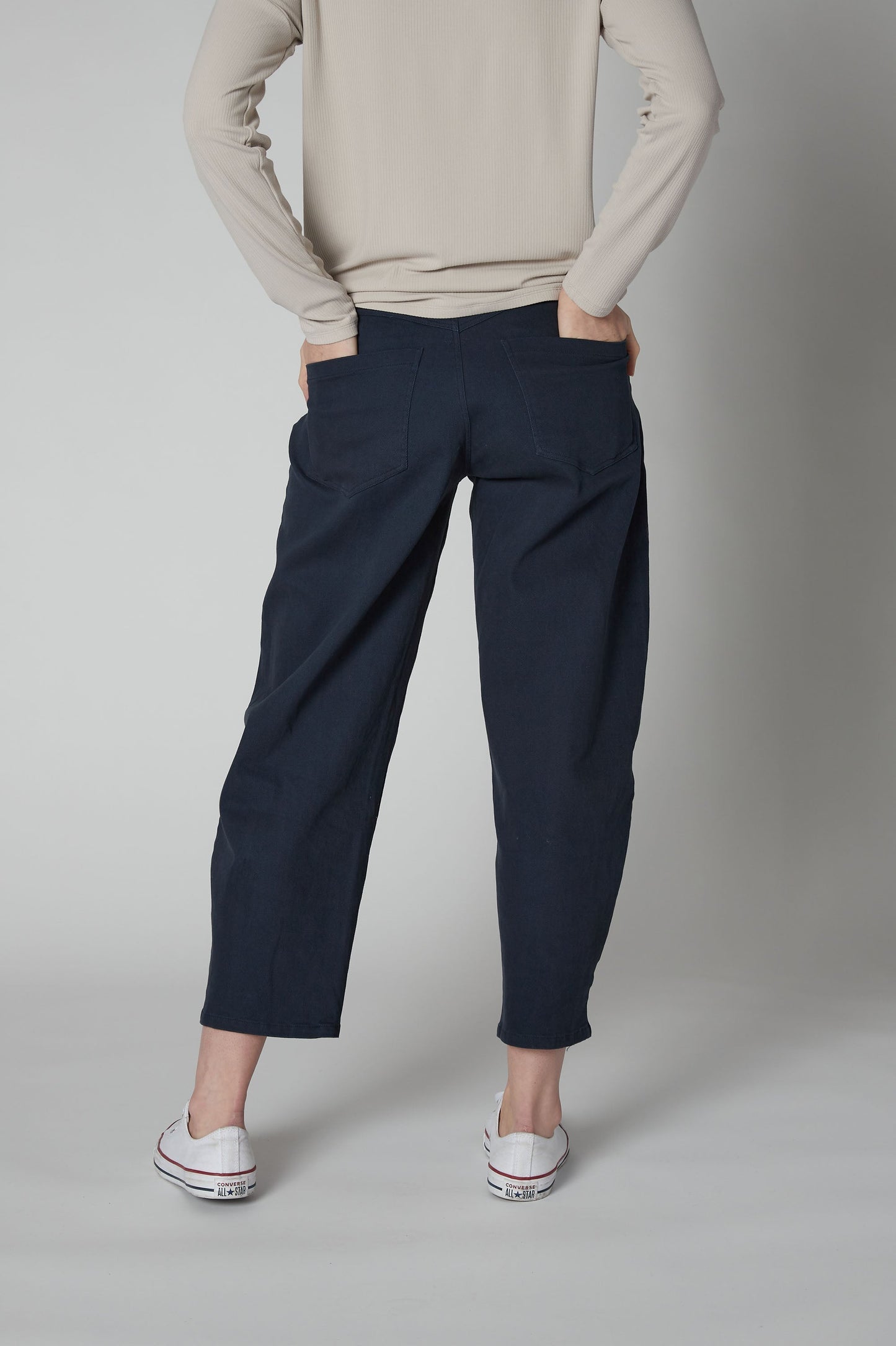 The Barrel Leg Denim Pants