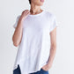 Inner Glow Asymmetric Short Sleeve Top