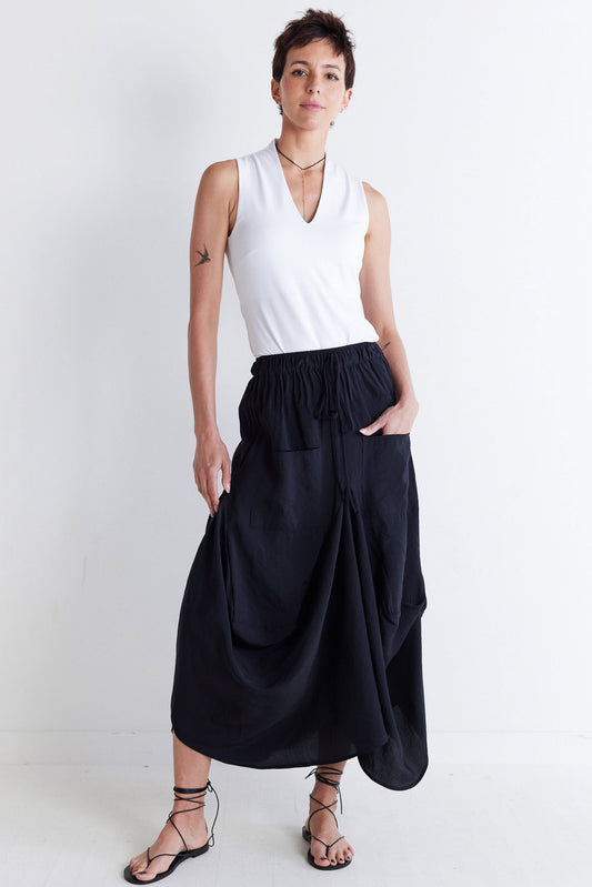 The Light Poplin Go-To Skirt