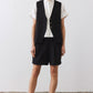 The Linen Button Vest