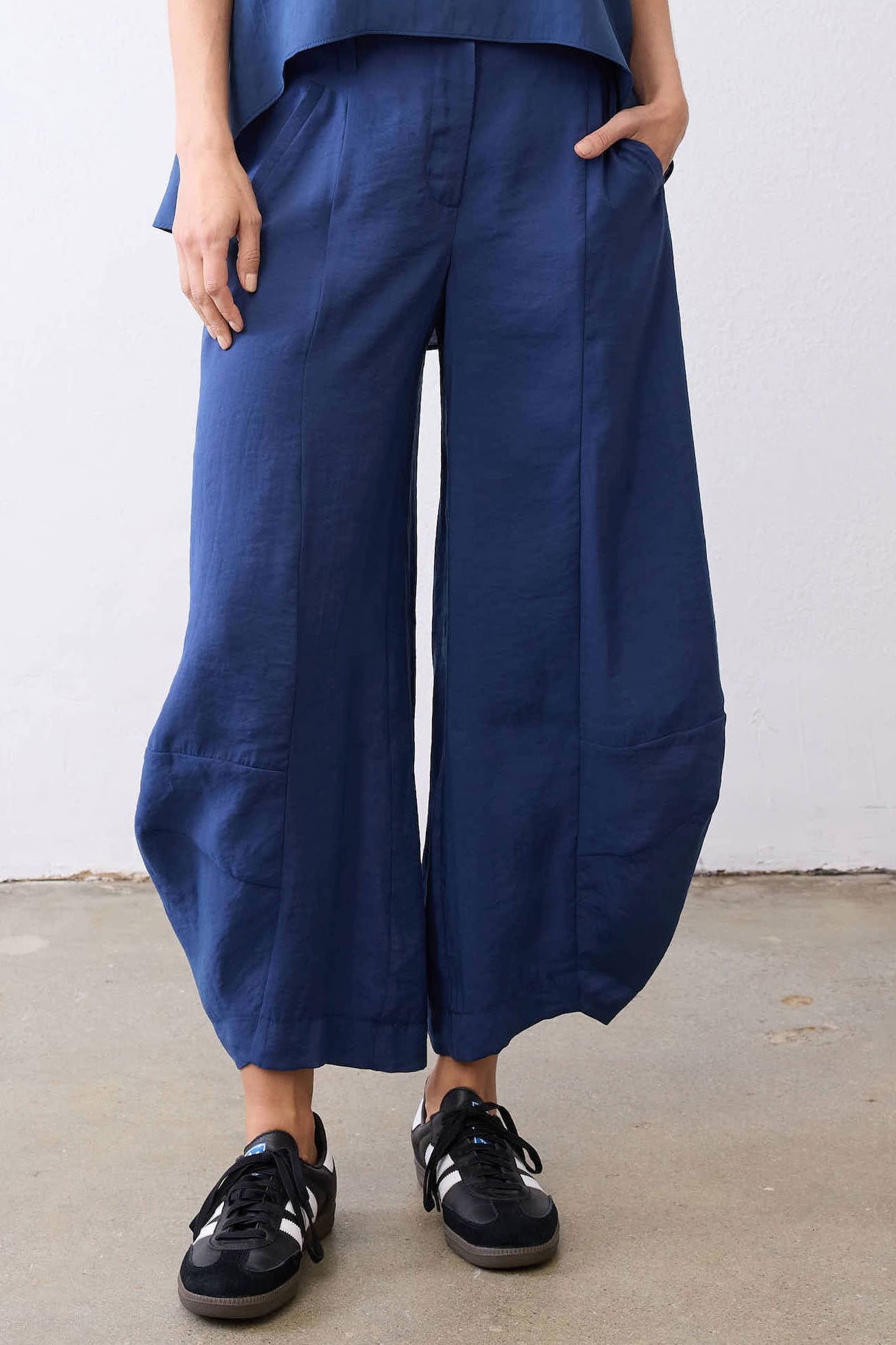 Not Your Average Wide Leg Light Poplin Pants