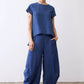 Not Your Average Wide Leg Light Poplin Pants