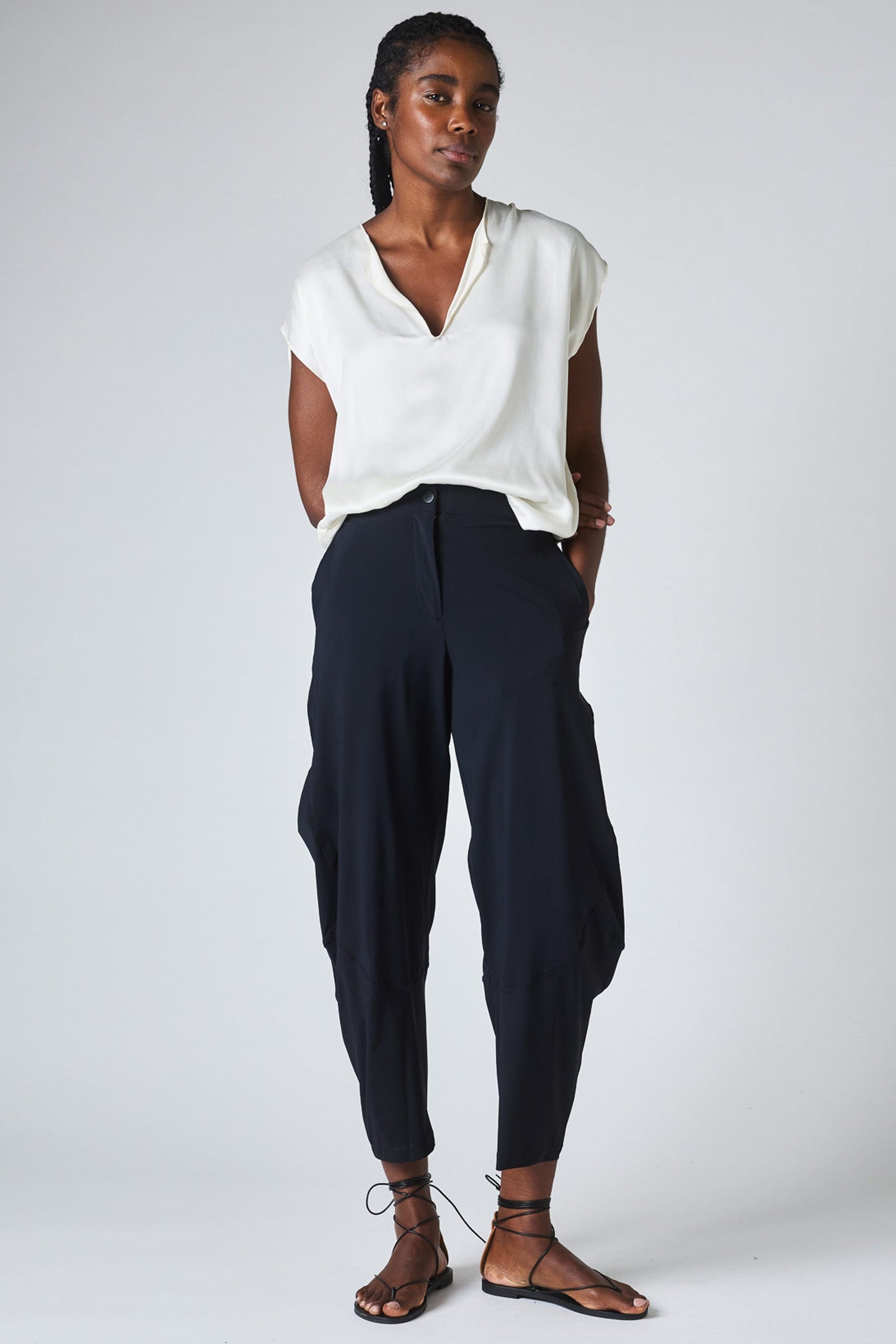 The Petite Wide-ish Pants
