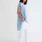 Daylight Linen High Low Blouse