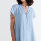 Daylight Linen High Low Blouse