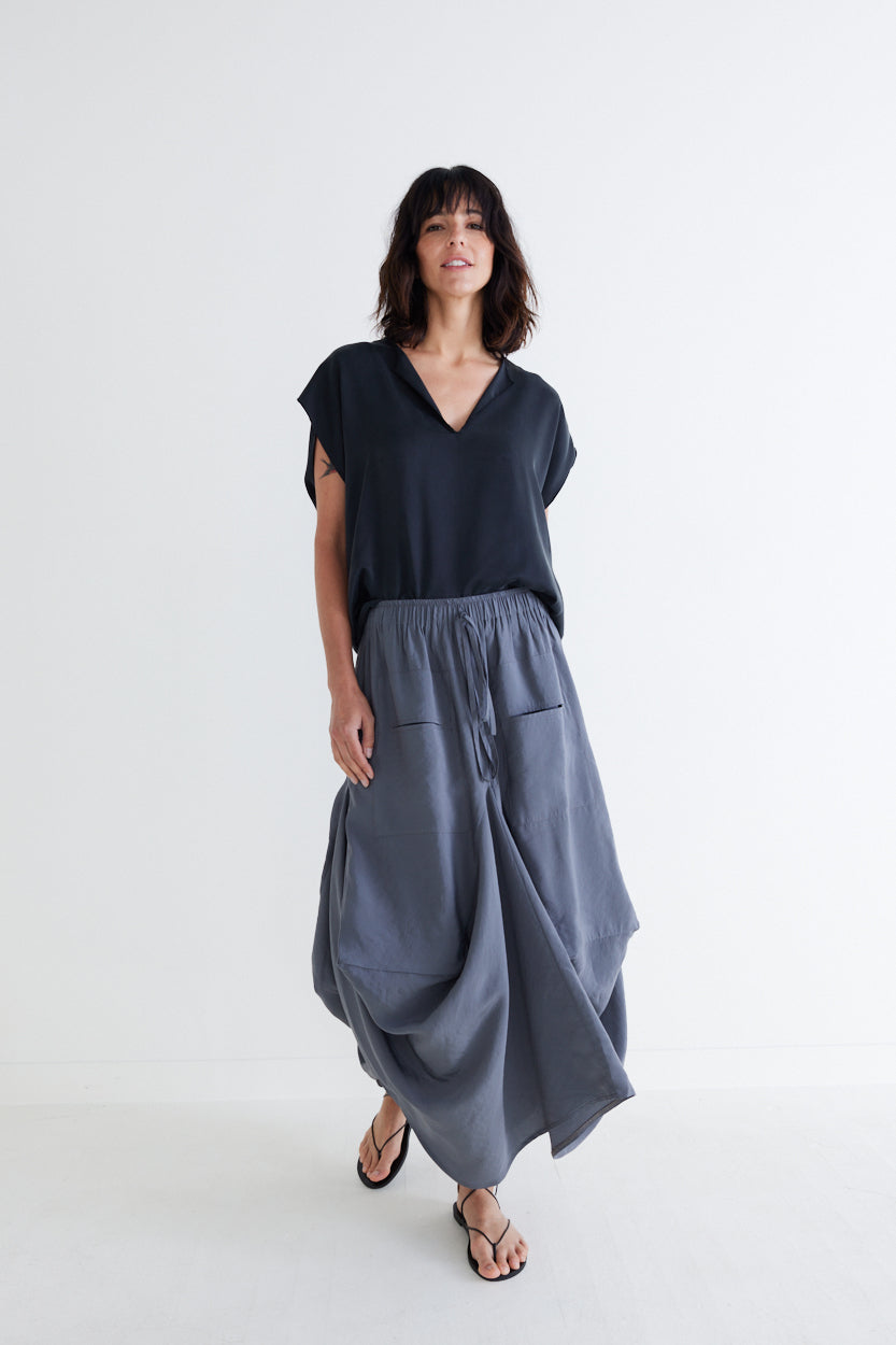 The Light Poplin Go-To Skirt