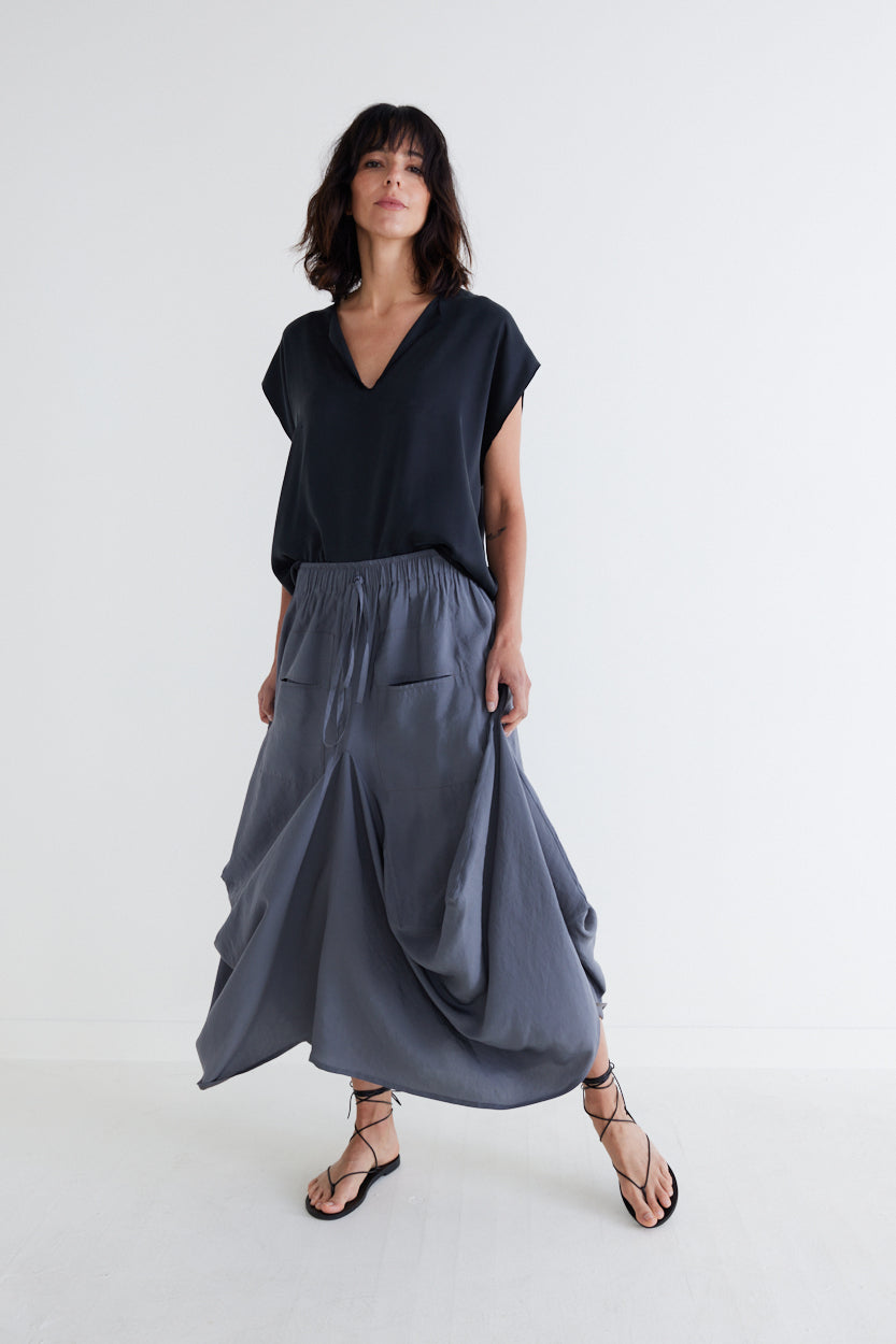 The Light Poplin Go-To Skirt