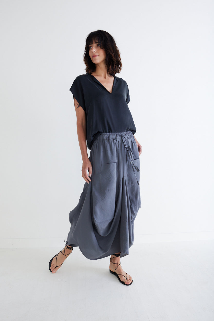 The Light Poplin Go-To Skirt