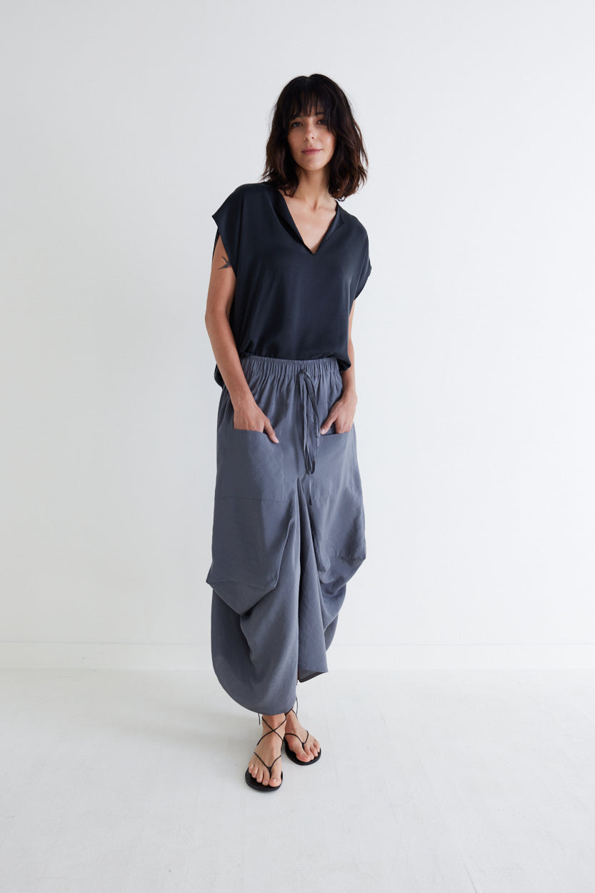 The Light Poplin Go-To Skirt
