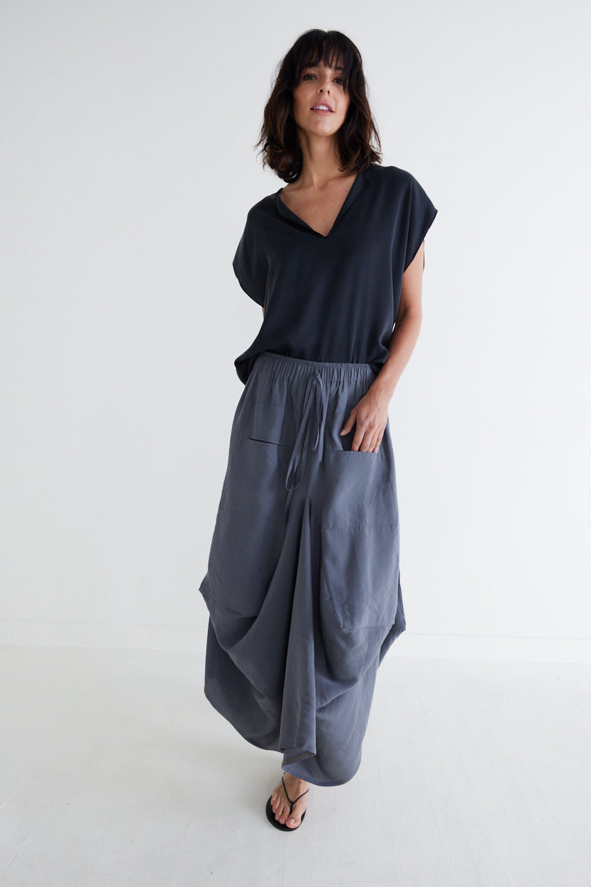 The Light Poplin Go-To Skirt