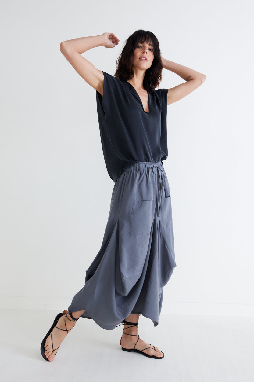 The Light Poplin Go-To Skirt