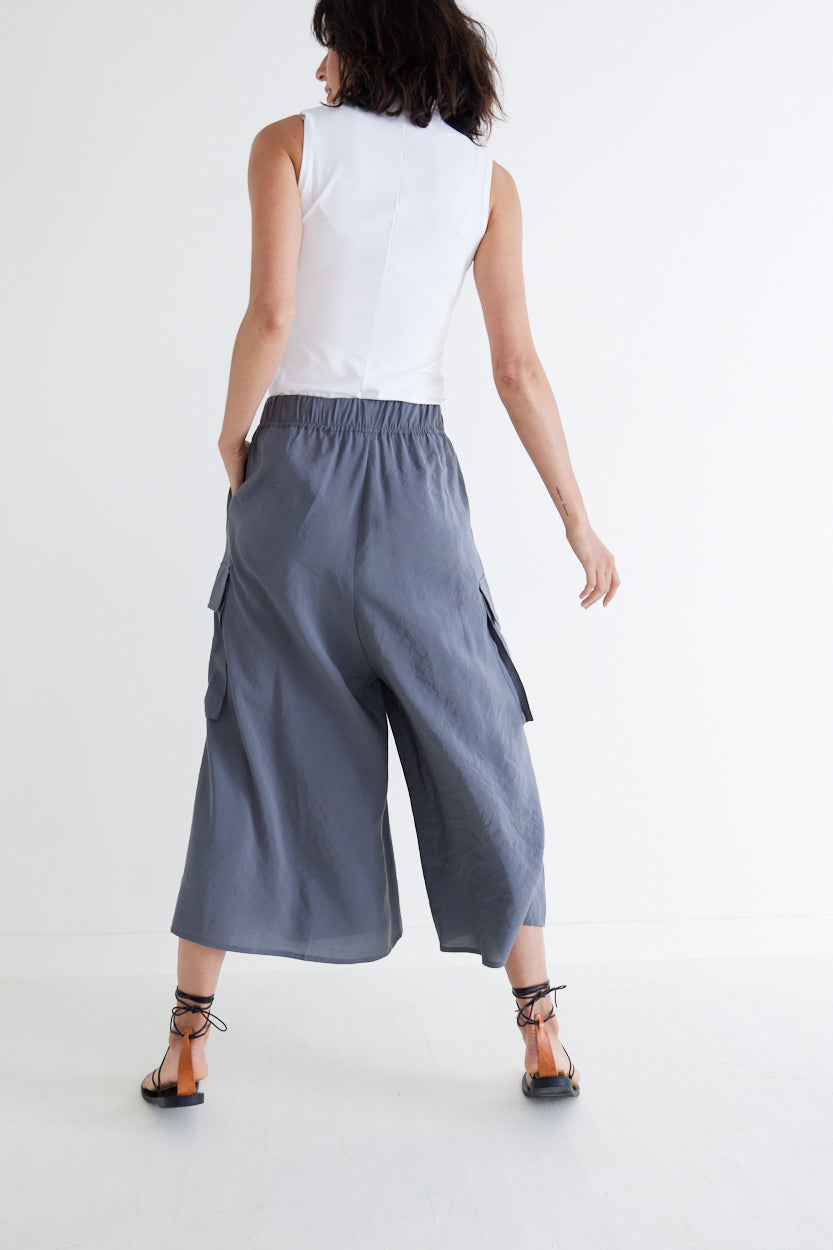 The Light Poplin Cargo Skirt Pants