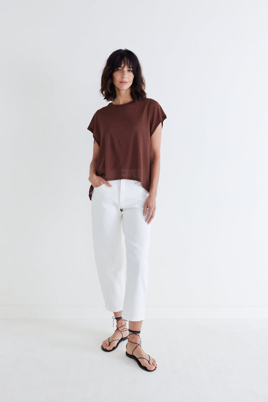 Sheer Knit Oversize Tee