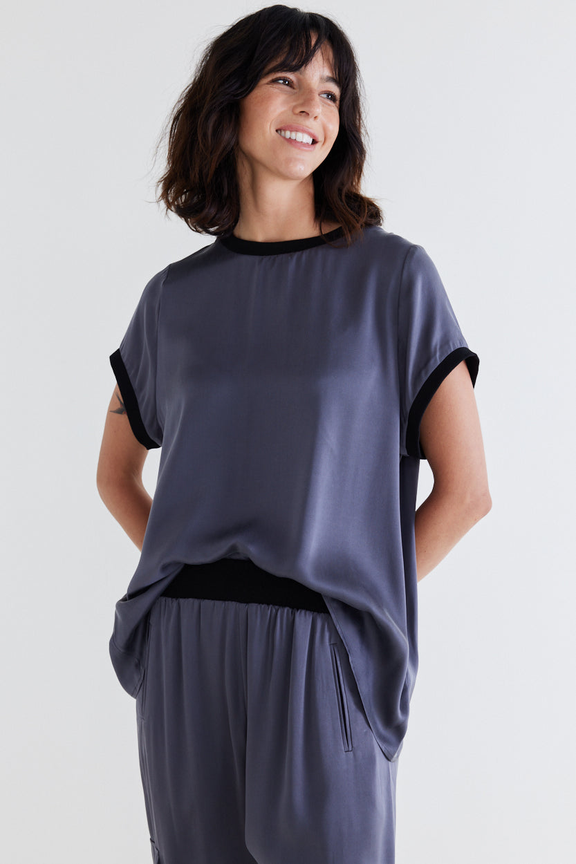 The Relaxed Washable Silk Top
