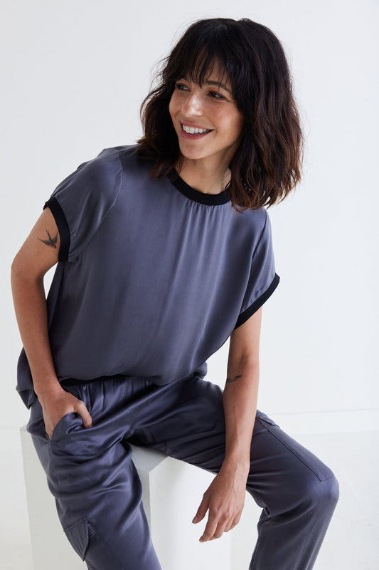 The Relaxed Washable Silk Top
