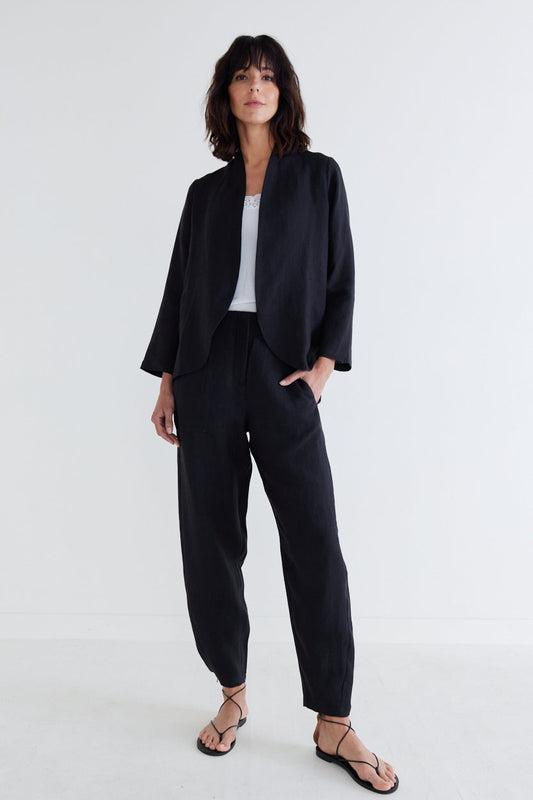 Not Too Tapered Linen Pants