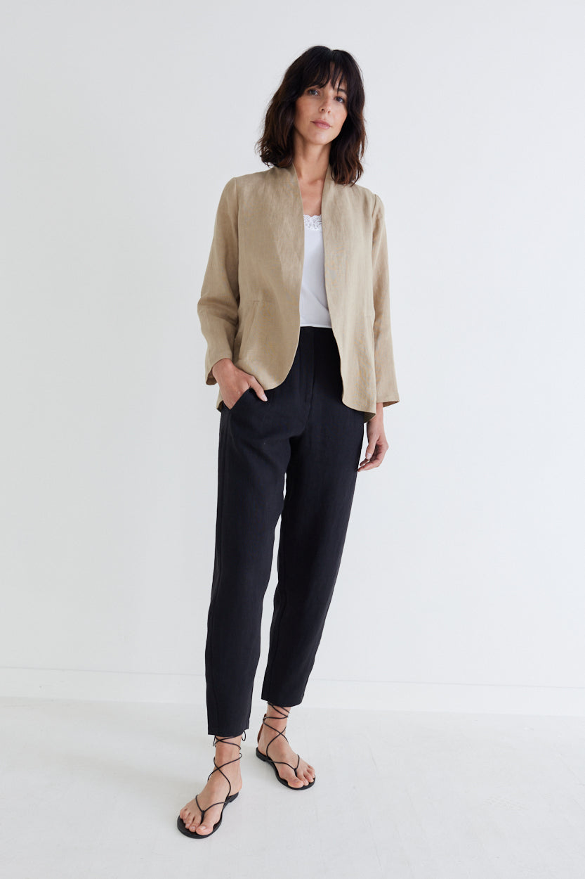 Not Too Tapered Linen Pants