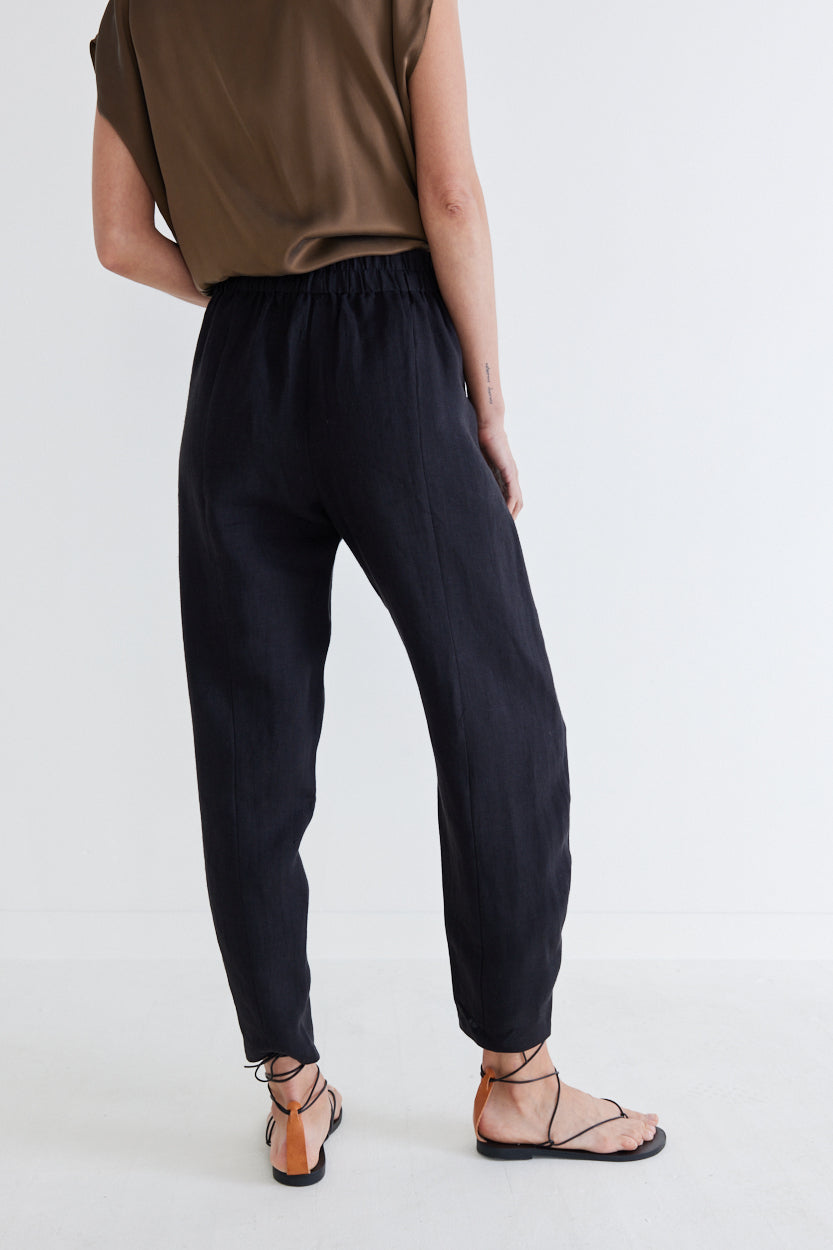 Not Too Tapered Linen Pants