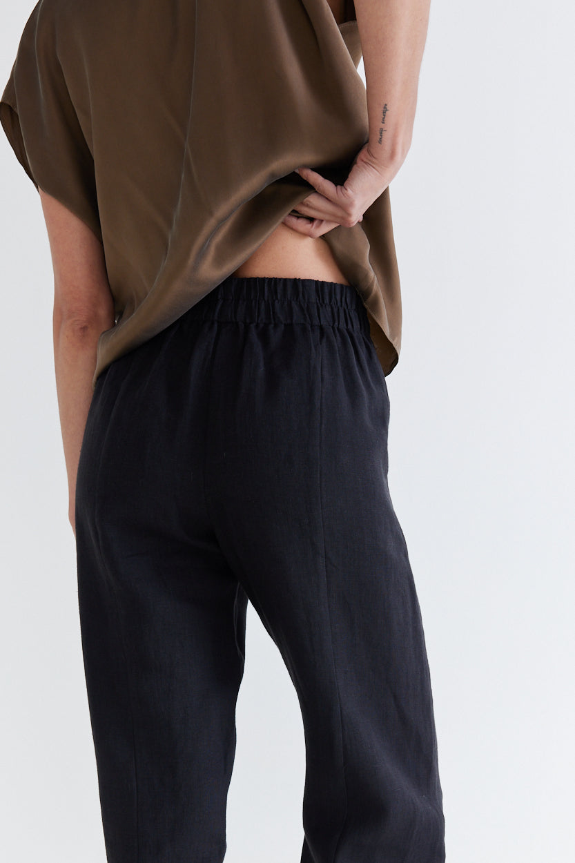 Not Too Tapered Linen Pants