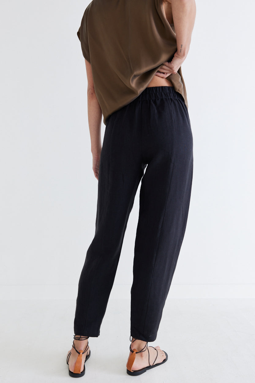 Not Too Tapered Linen Pants