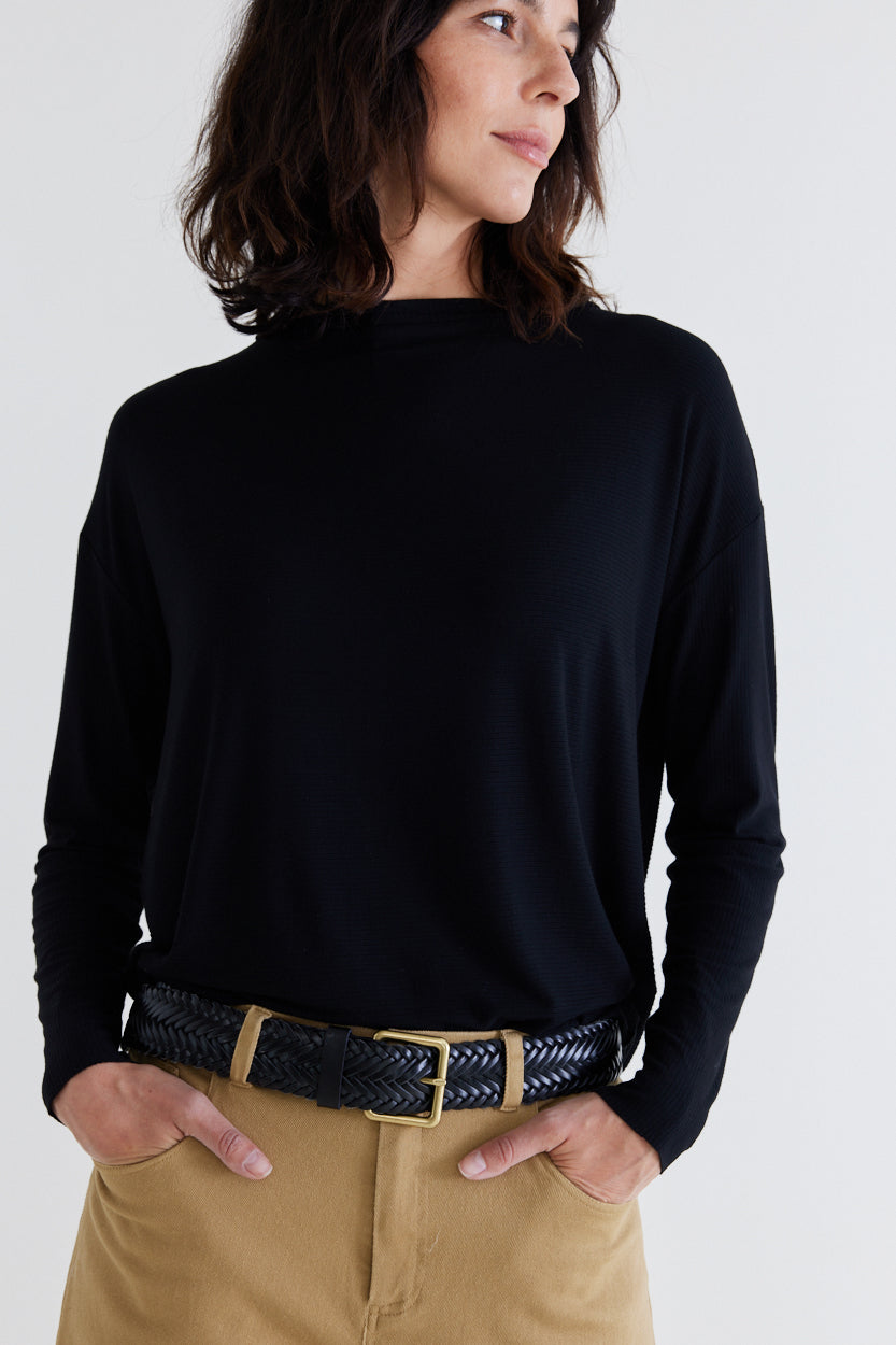 Essential Top With Buttons in the Back