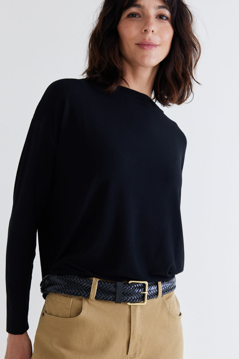 Essential Top With Buttons in the Back