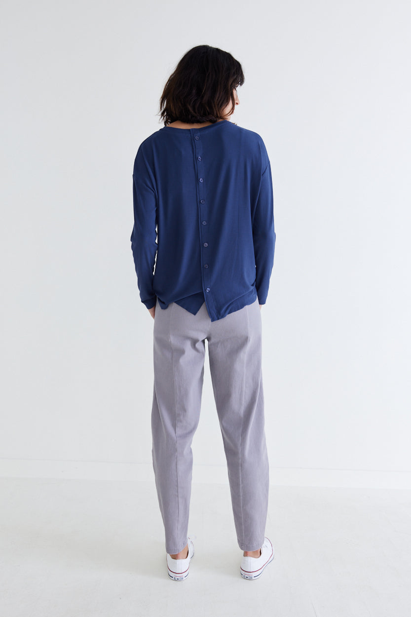 Essential Top With Buttons in the Back