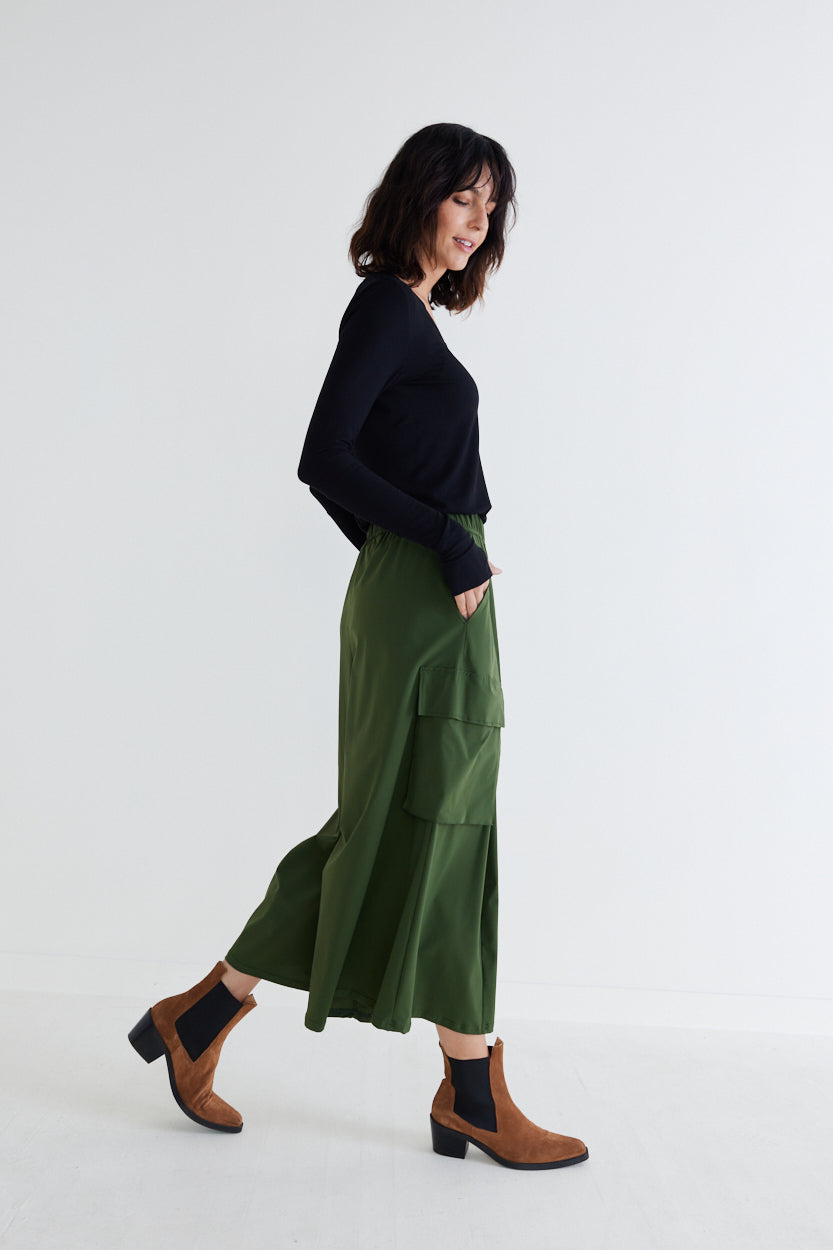 The Cargo Skirt Pants