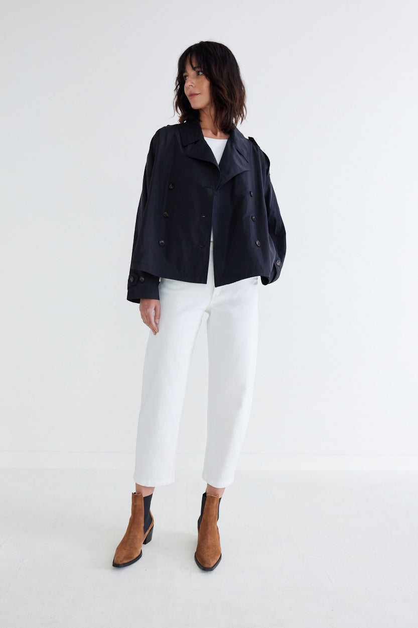 The Oversized Nylon Trench