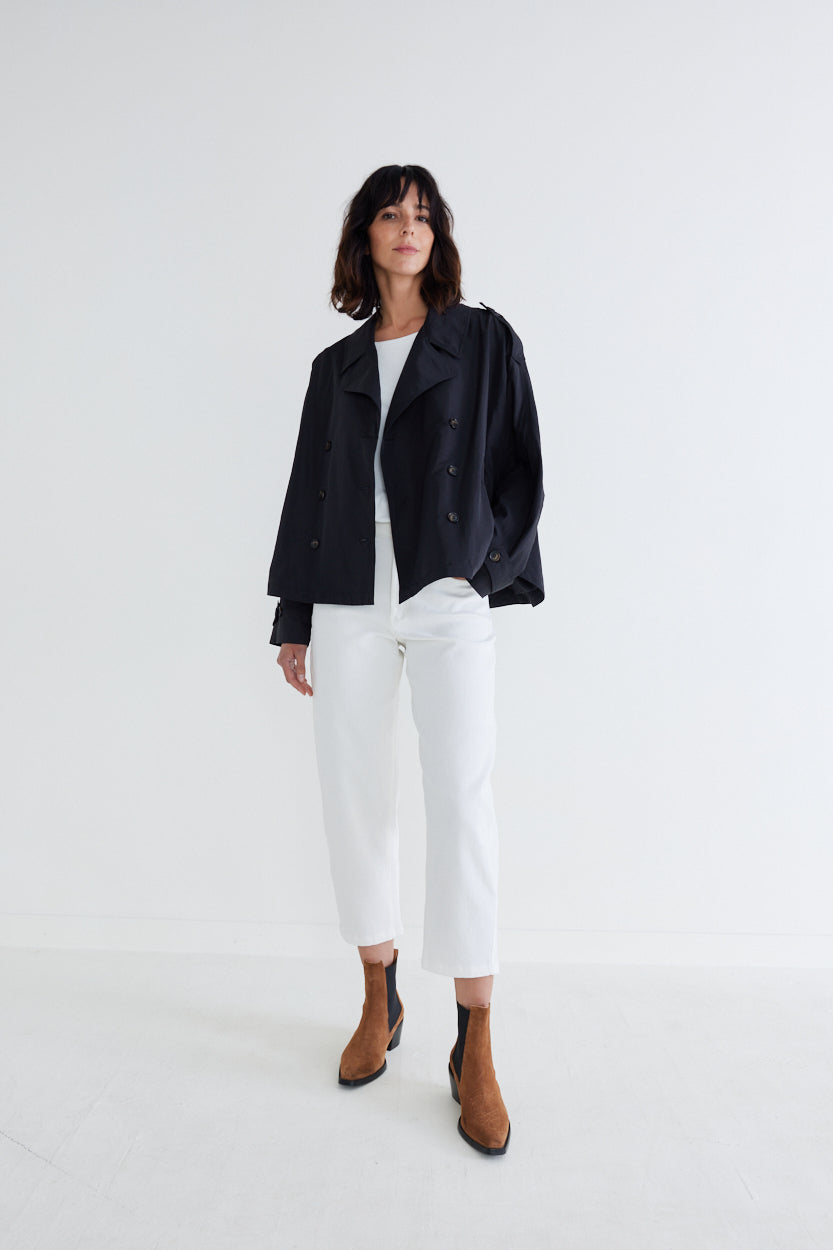 The Oversized Nylon Trench