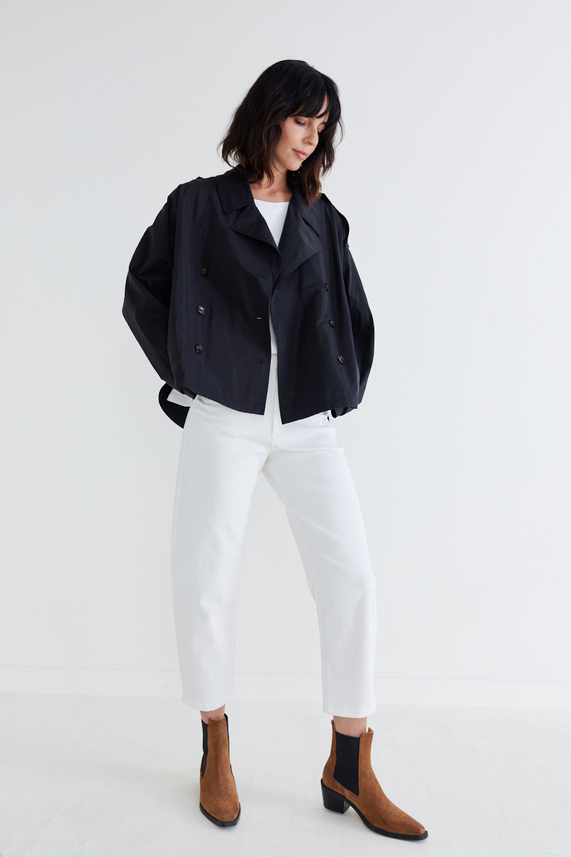 The Oversized Nylon Trench