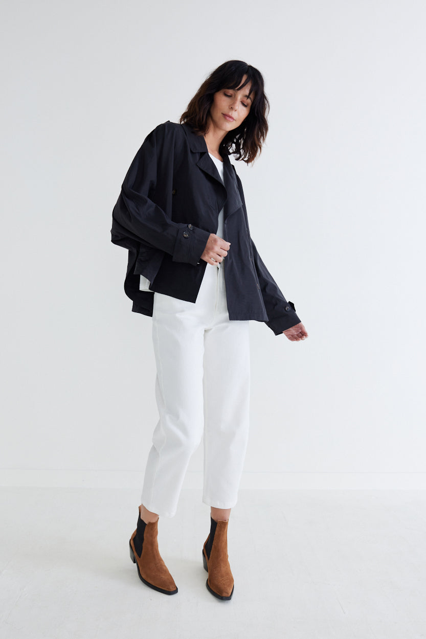 The Oversized Nylon Trench
