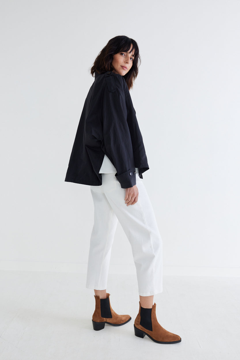 The Oversized Nylon Trench