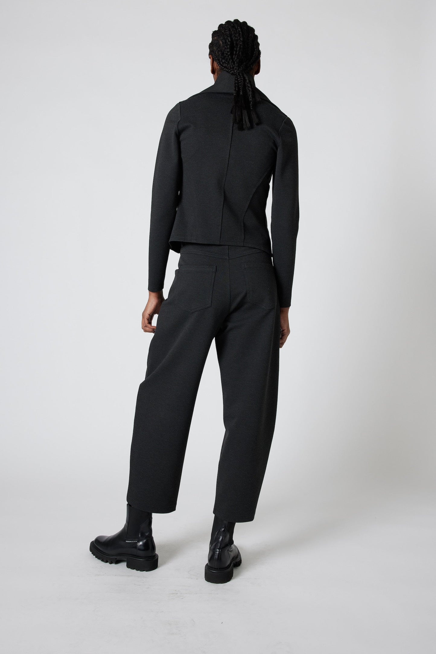 The Textured Visionary Barrel Leg Pants