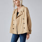 The Oversized Twill Trench