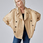 The Oversized Twill Trench