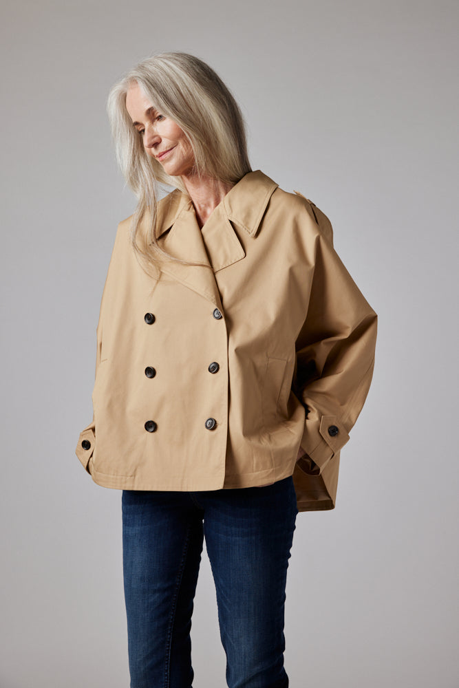 The Oversized Twill Trench